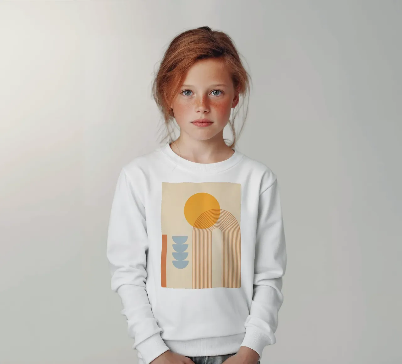 forme geometriche minimali 158 felpa bambino da Gaite