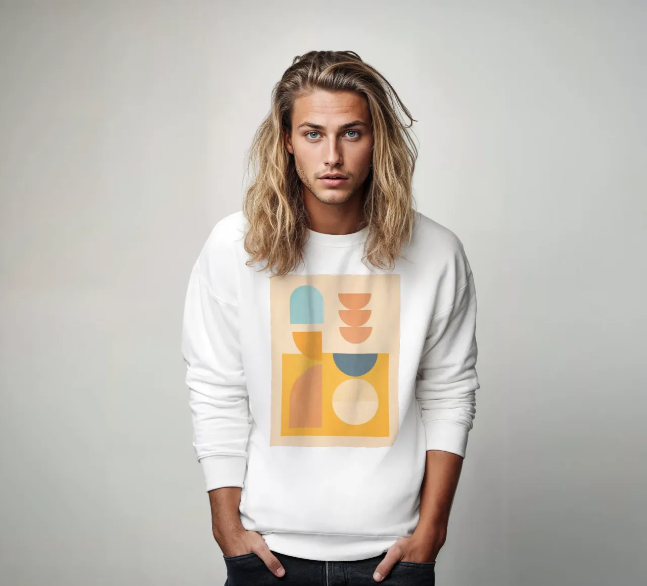 minimale geometrische Formen 156 Sweatshirt von Gaite