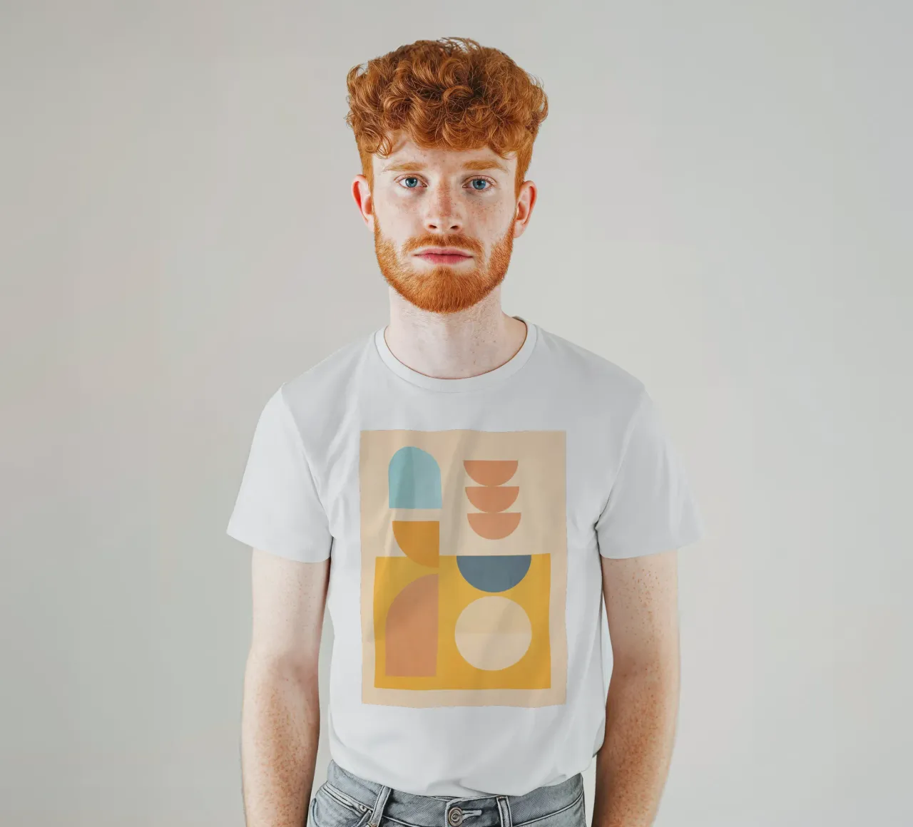 forme geometriche minime 156 t-shirt da Gaite