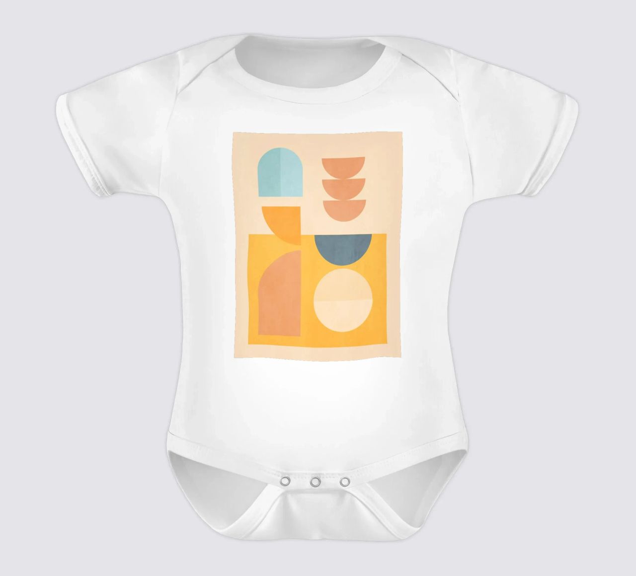 forme geometriche minime 156 body neonato maniche corte da Gaite