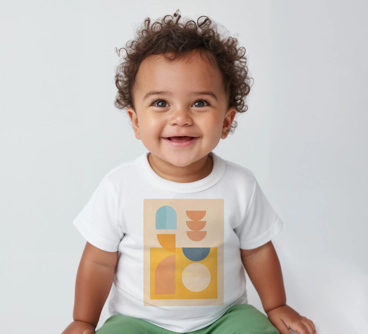 forme geometriche minime 156 maglietta neonato da Gaite