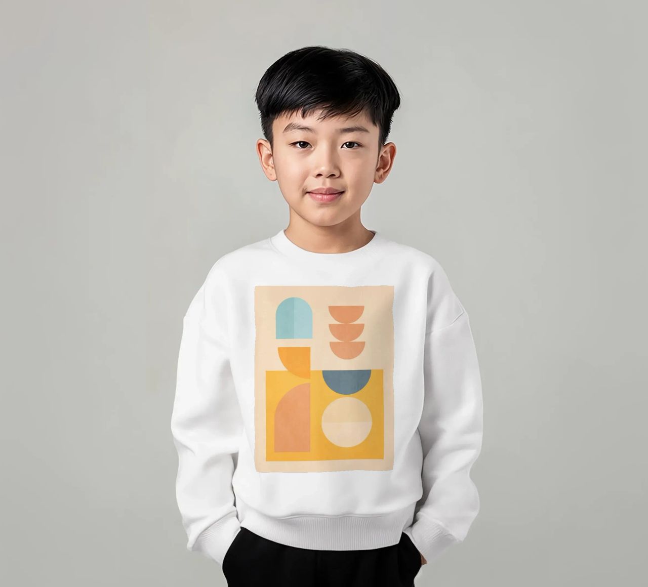forme geometriche minime 156 felpa bambino da Gaite