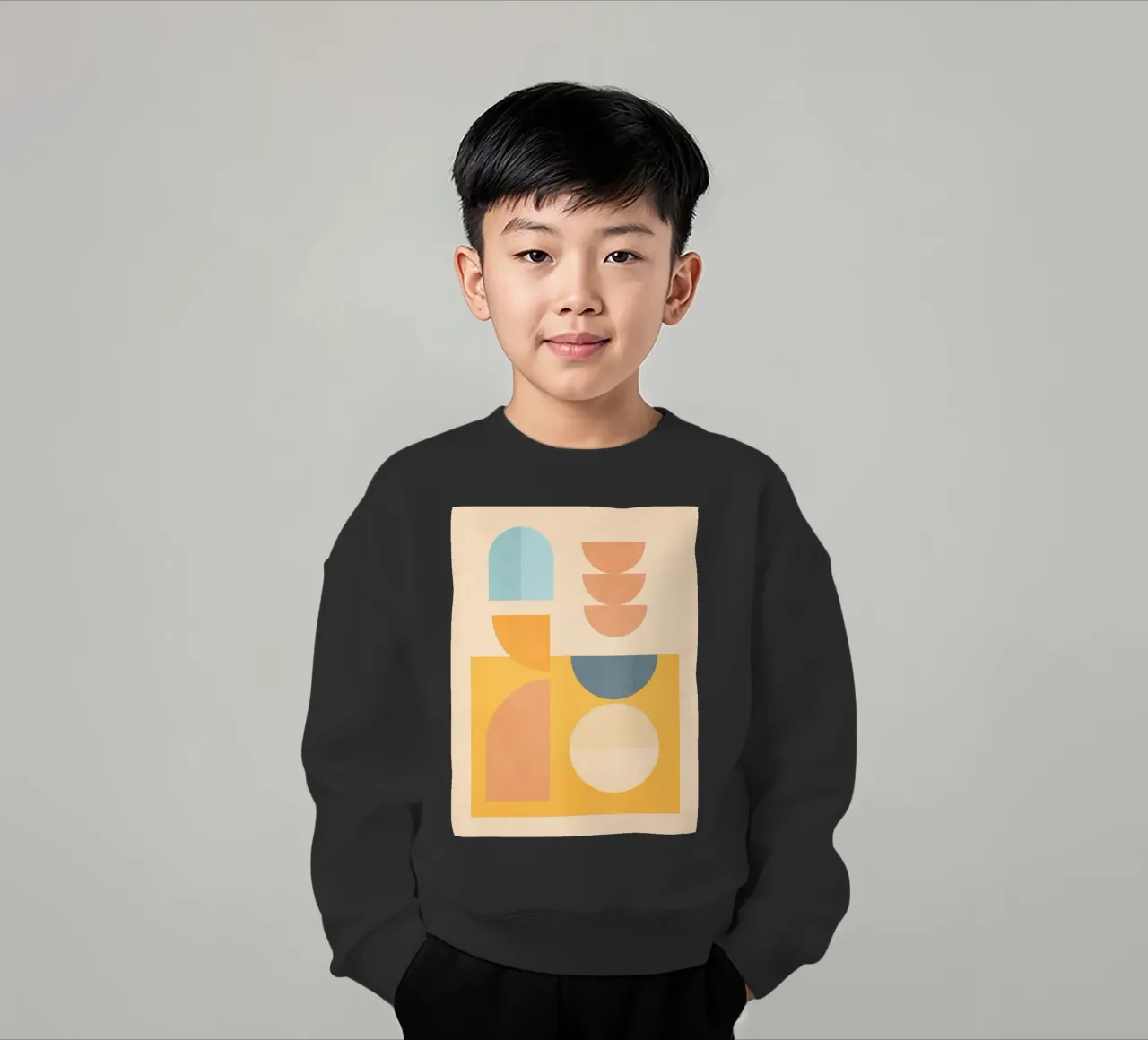 forme geometriche minime 156 felpa bambino da Gaite