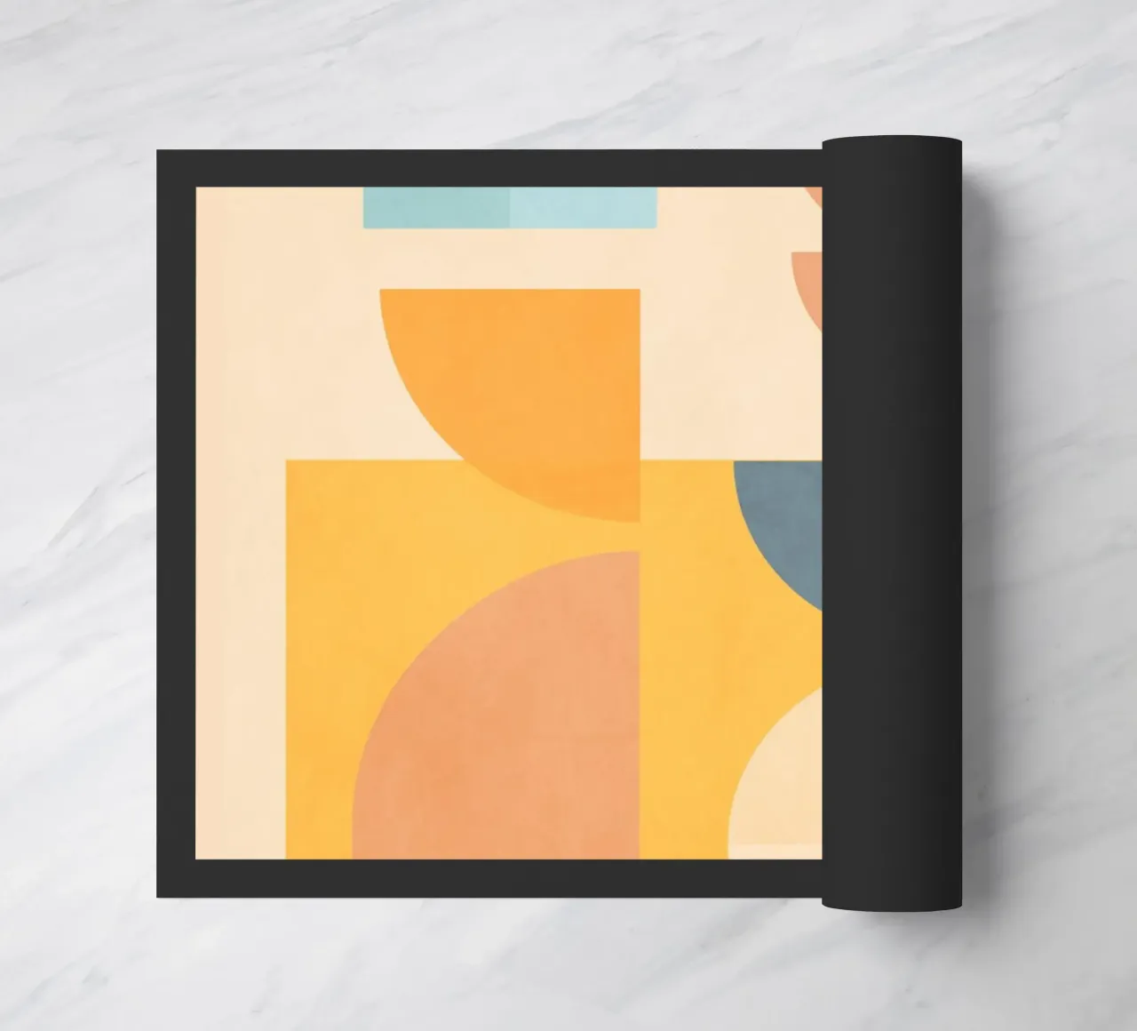 minimale geometrische Formen 156 Fußmatte von Gaite