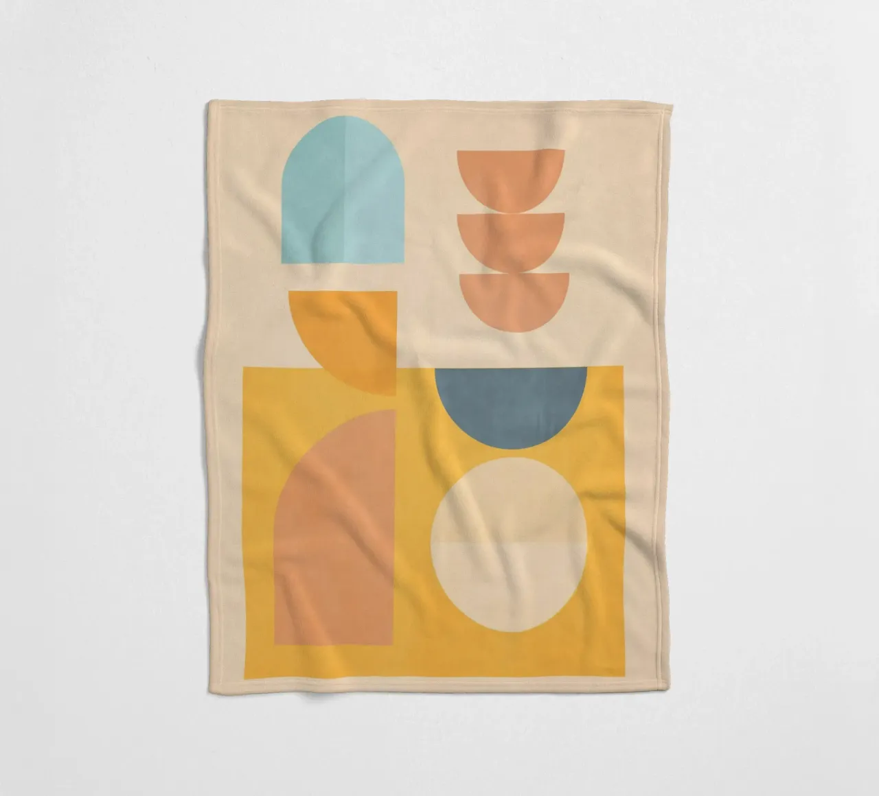 forme geometriche minime 156 coperta in pile da Gaite
