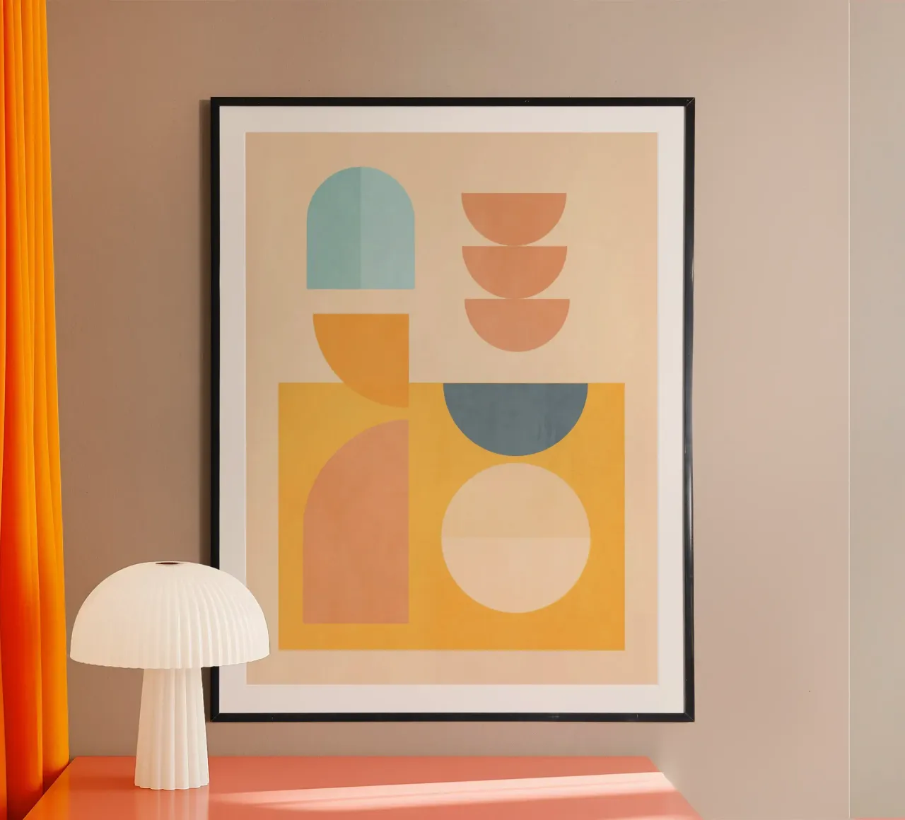 formes géométriques minimales 156 poster de Gaite