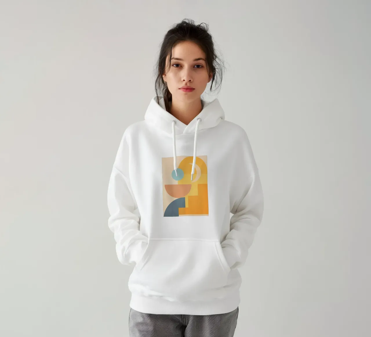 minimal geometric shapes 157 hoodie by Gaite