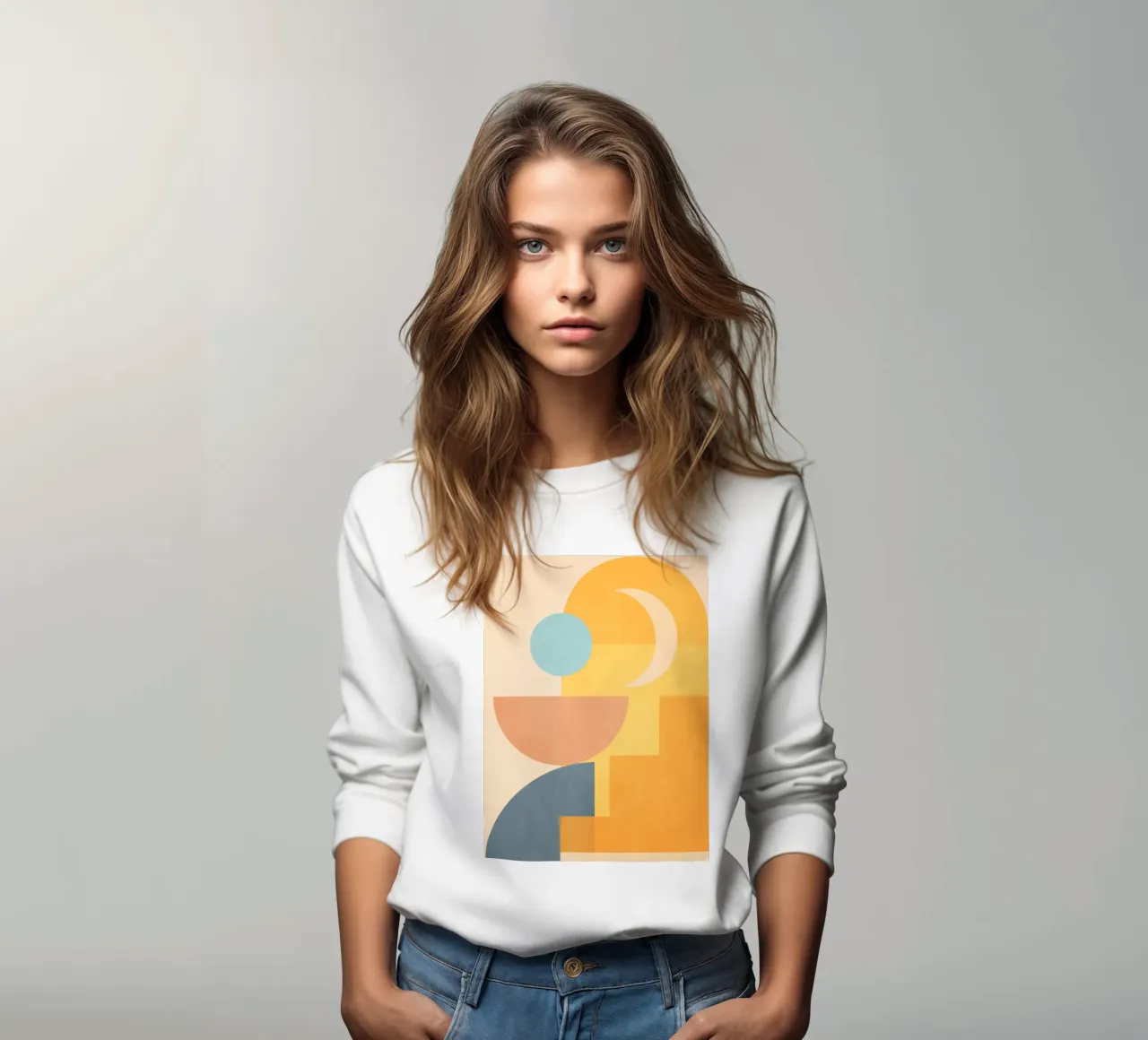 forme geometriche minime 157 felpa da Gaite