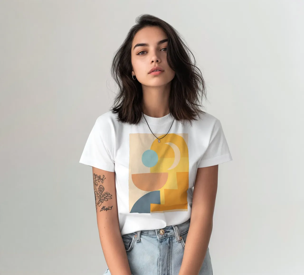 forme geometriche minime 157 t-shirt da Gaite