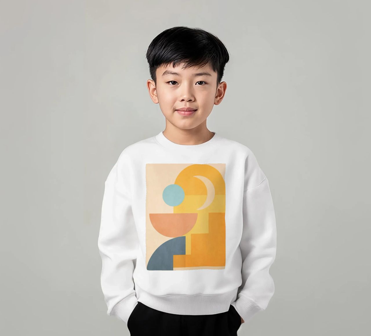 forme geometriche minime 157 felpa bambino da Gaite