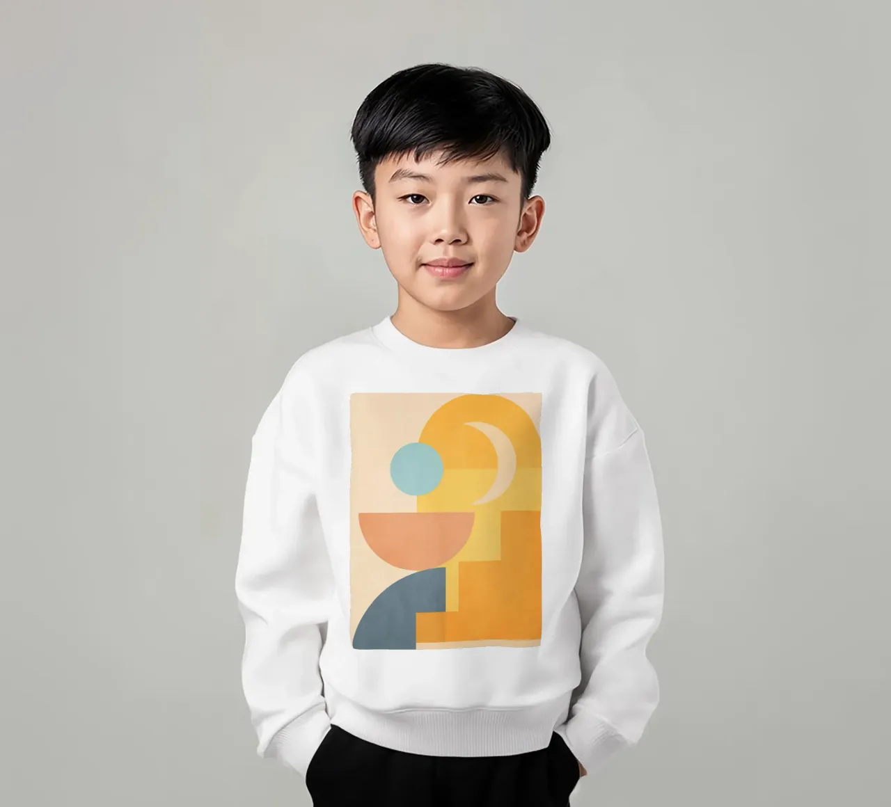 formas geométricas mínimas 157 sudadera para niño de Gaite
