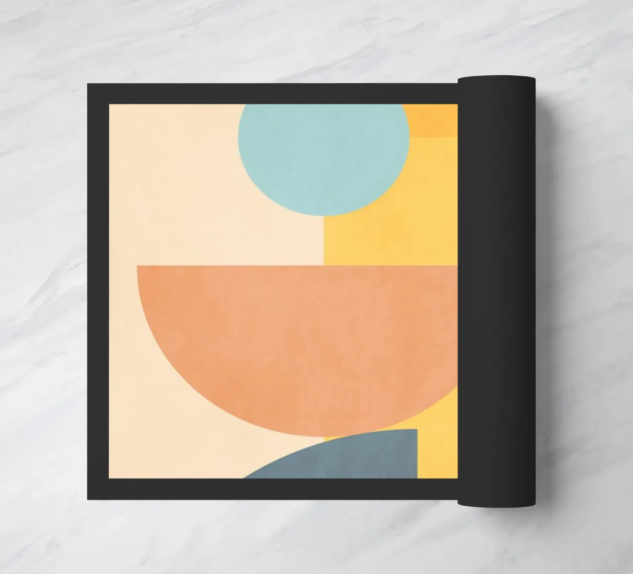 minimale geometrische Formen 157 Fußmatte von Gaite