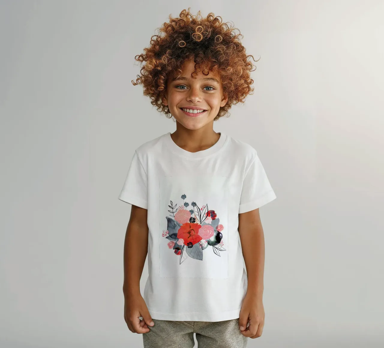 Flowers t-shirt bambini da Niina Pechkovskaya
