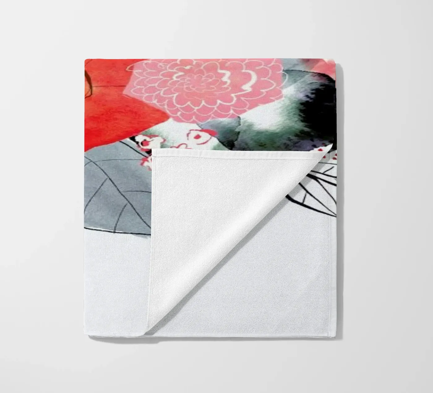 Flowers strandhanddoek van Niina Pechkovskaya