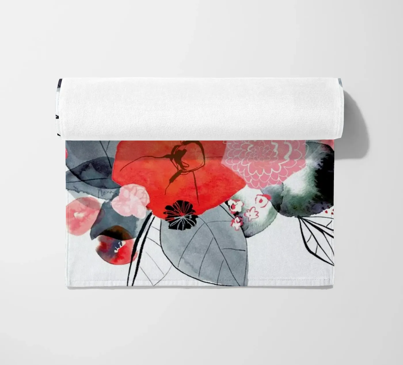 Flowers strandhanddoek van Niina Pechkovskaya