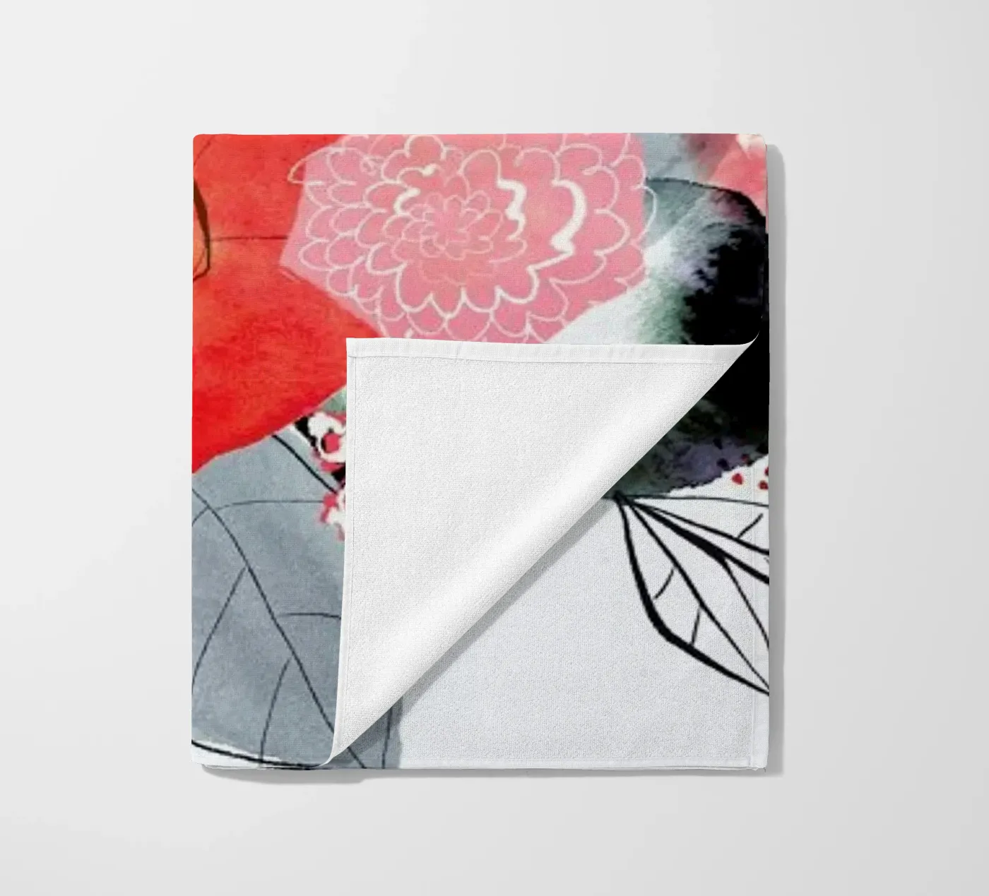 Flowers strandhanddoek van Niina Pechkovskaya