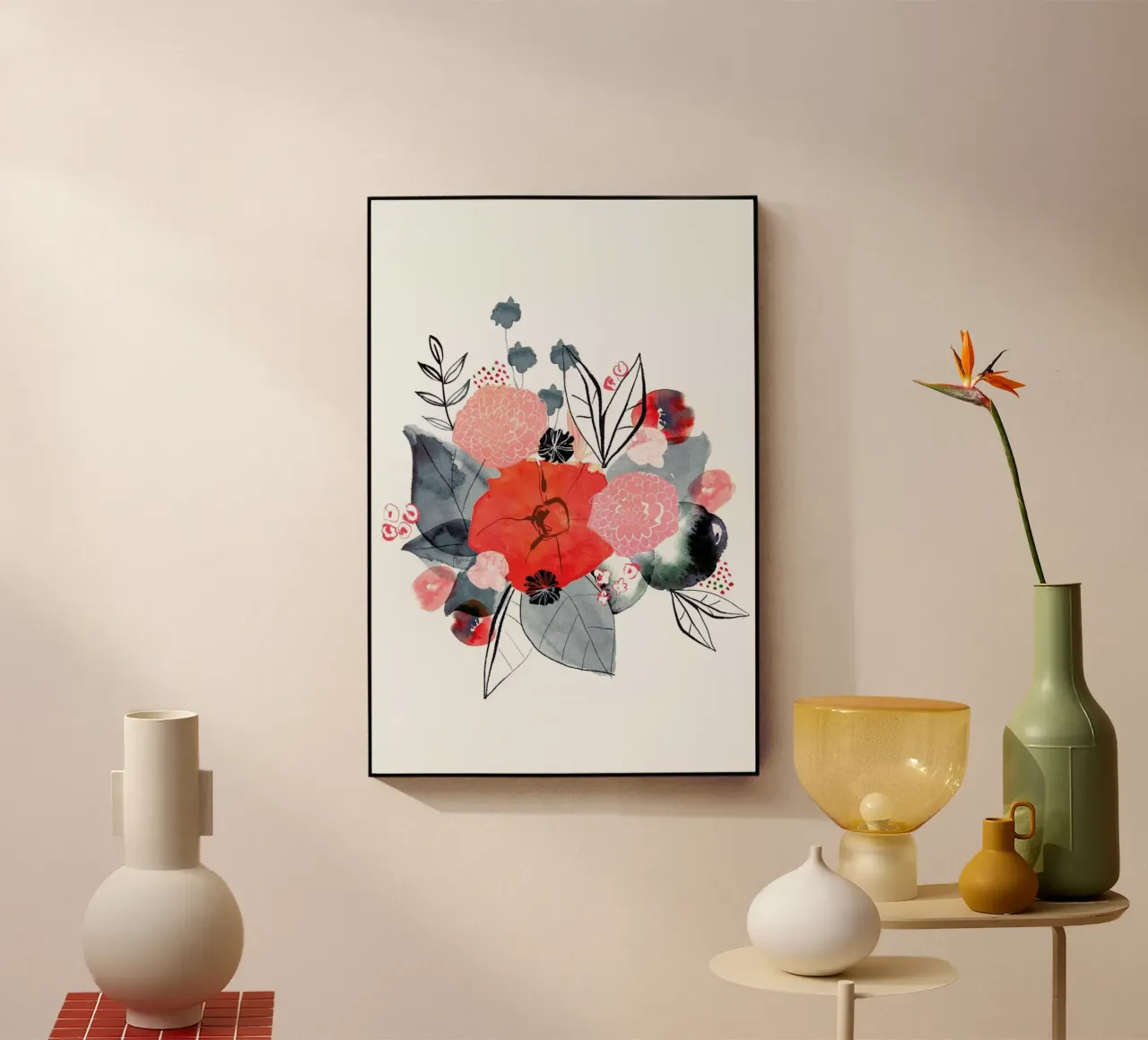 Flowers Acryl-Glas von Niina Pechkovskaya