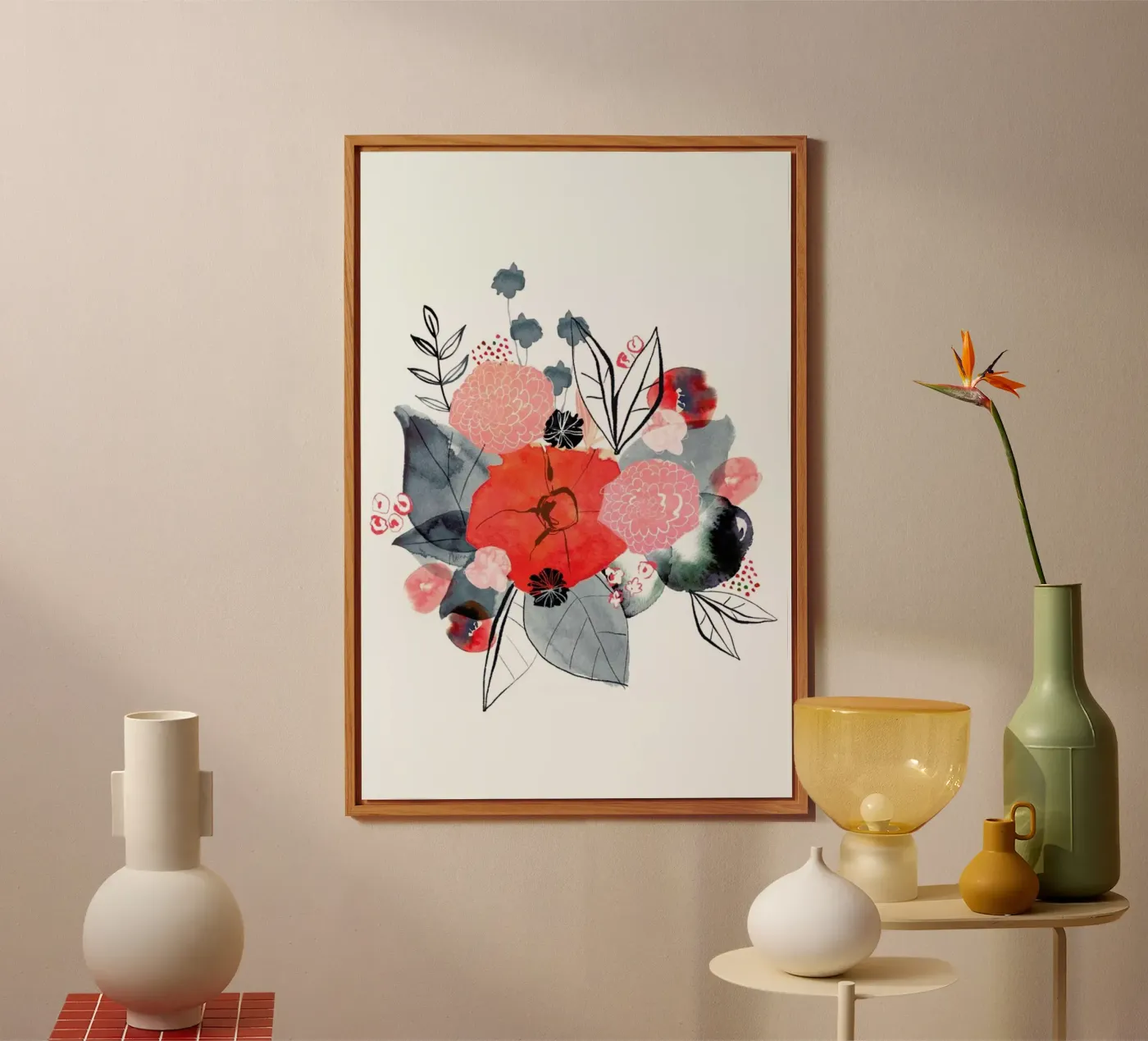 Flowers forex plate by Niina Pechkovskaya