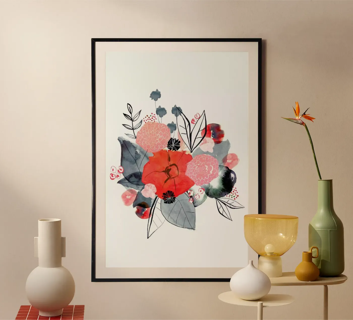 Flowers poster da Niina Pechkovskaya