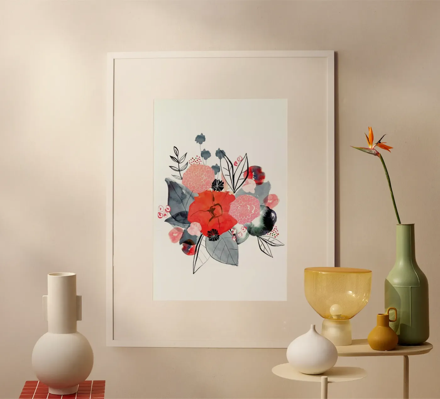 Flowers poster da Niina Pechkovskaya