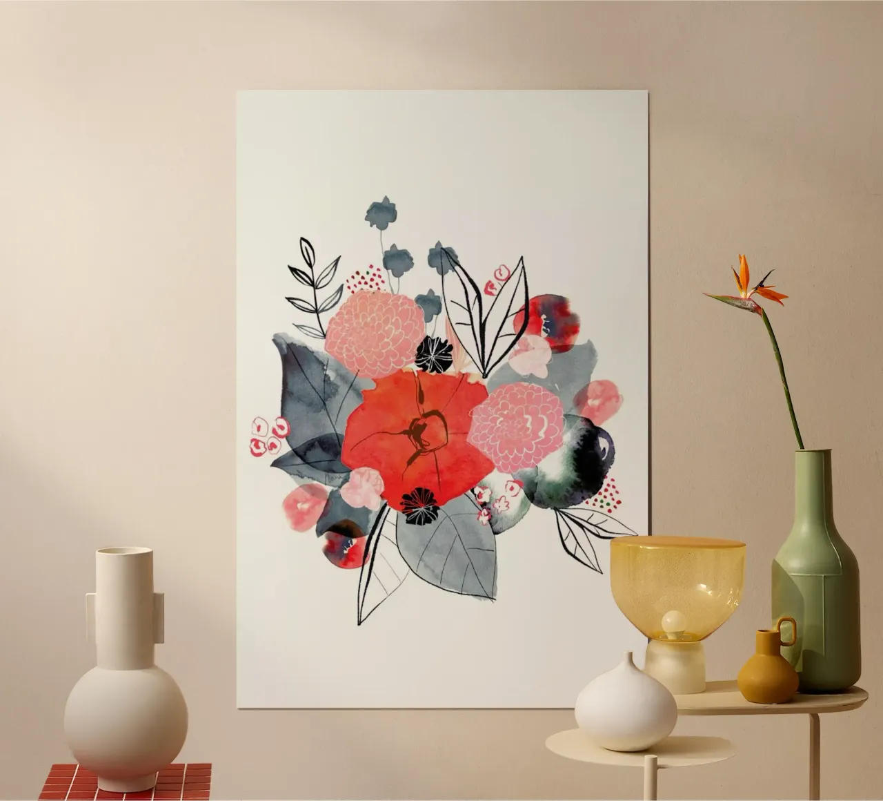 Flowers poster da Niina Pechkovskaya