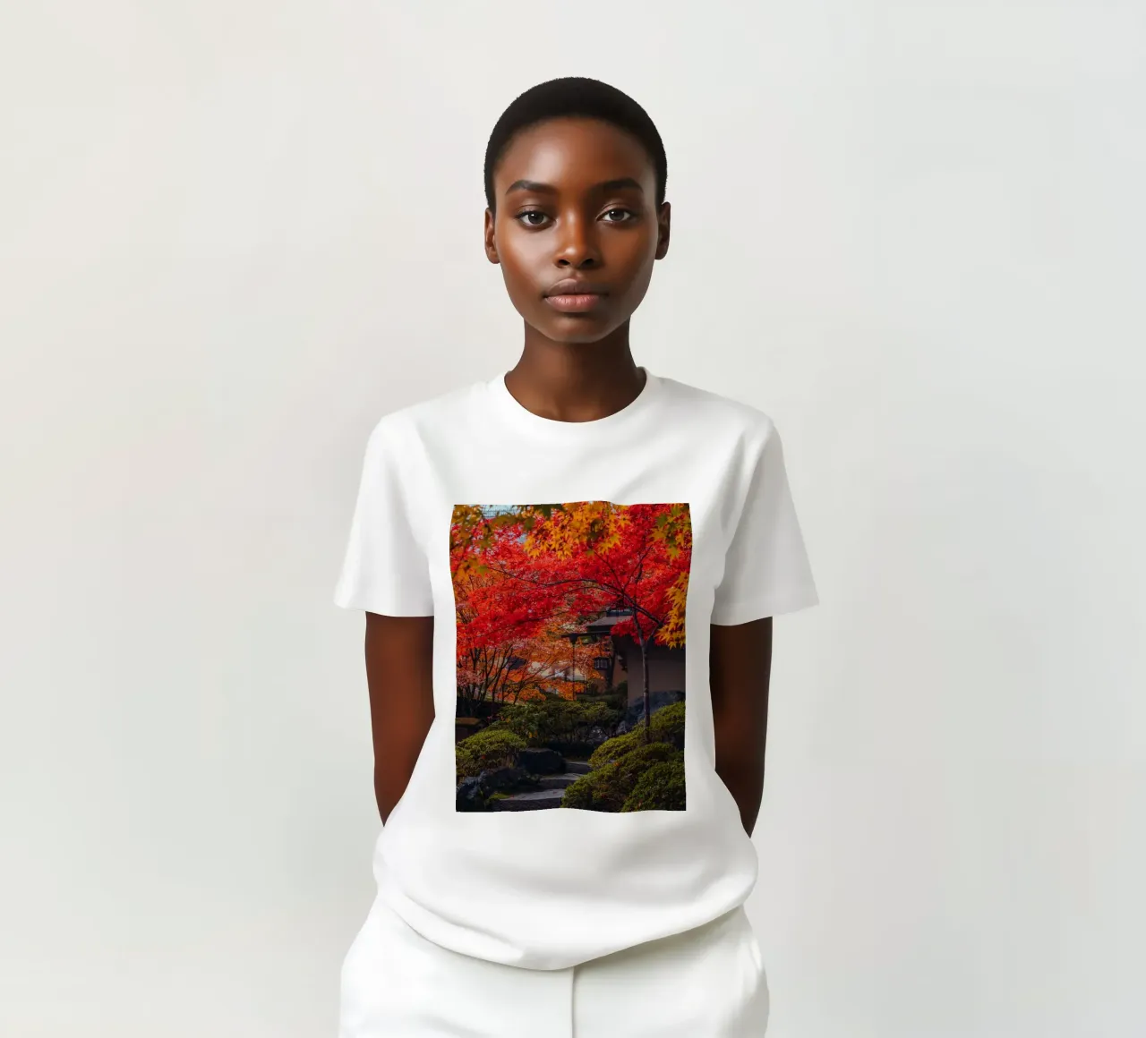Giardino giapponese in autunno t-shirt da Marcel Bisig
