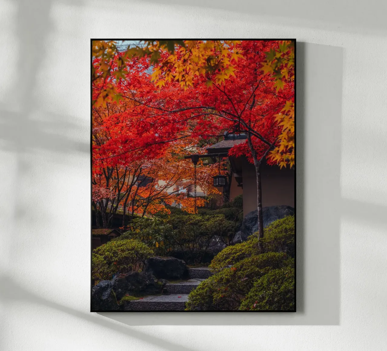 Giardino giapponese in autunno plexiglass da Marcel Bisig