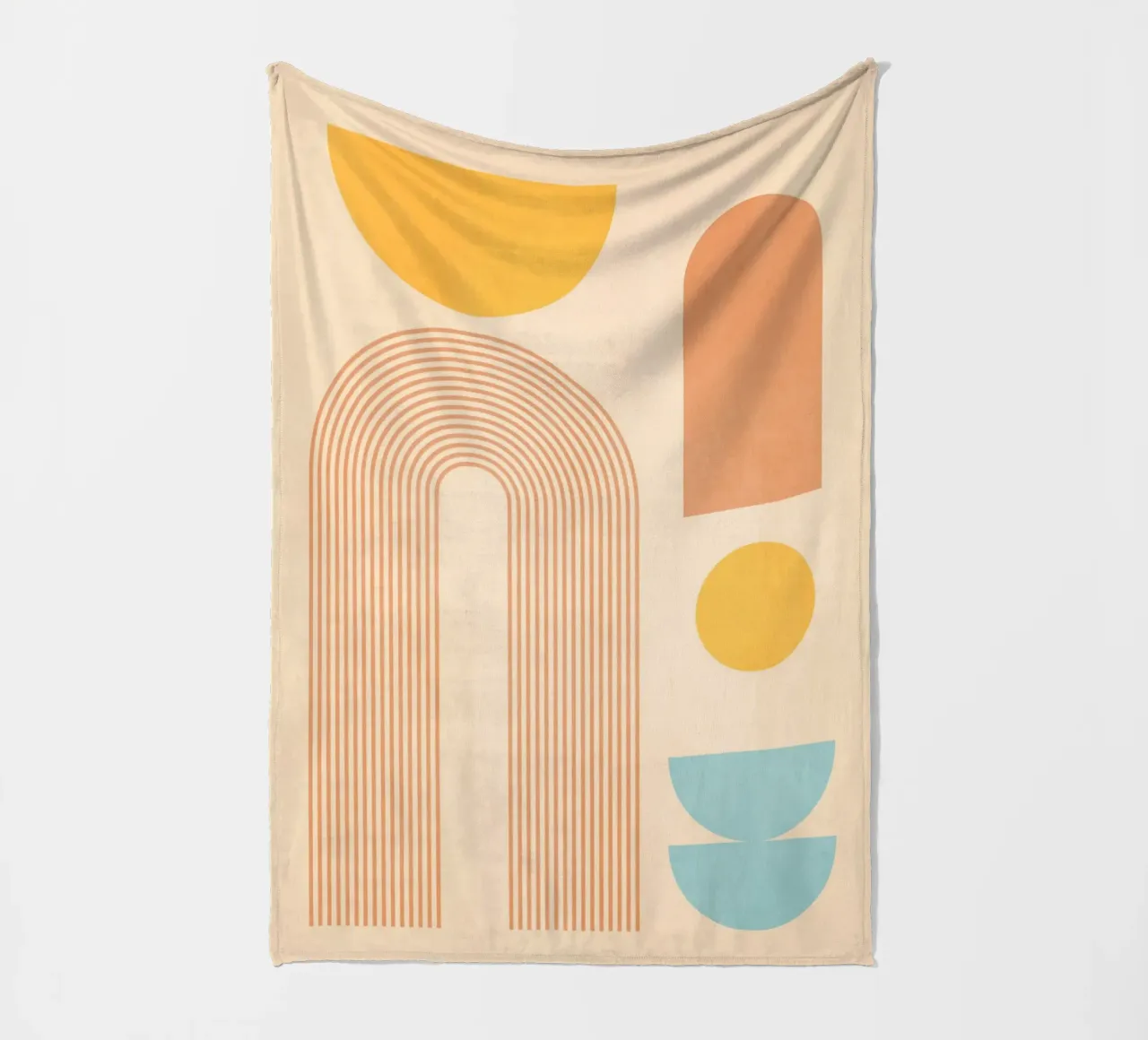 forme geometriche minime 157a coperta in pile da Gaite