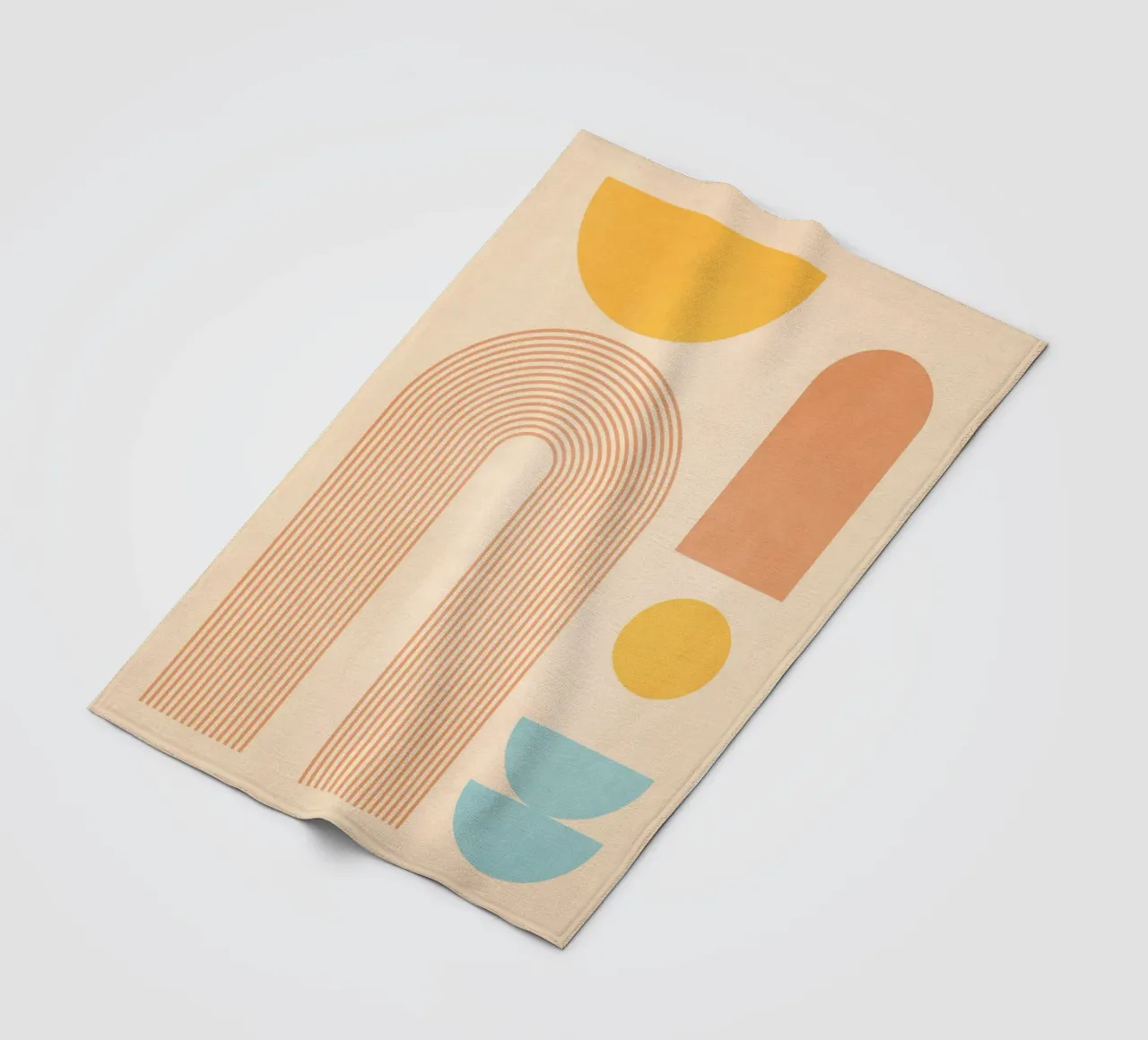forme geometriche minime 157a coperta in pile da Gaite