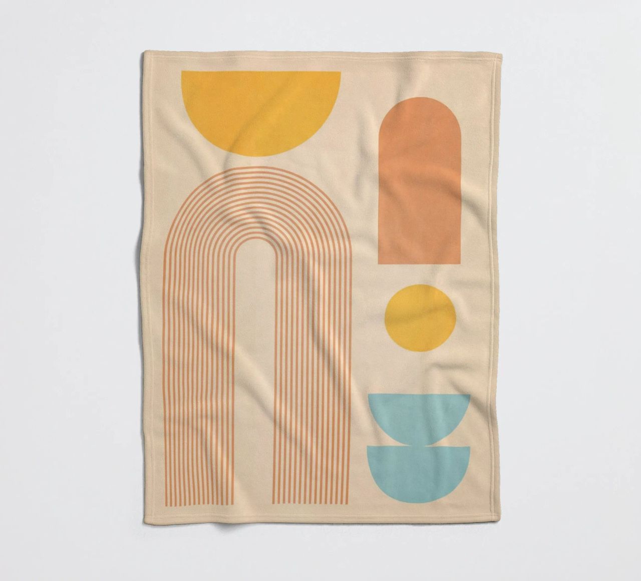 forme geometriche minime 157a coperta in pile da Gaite