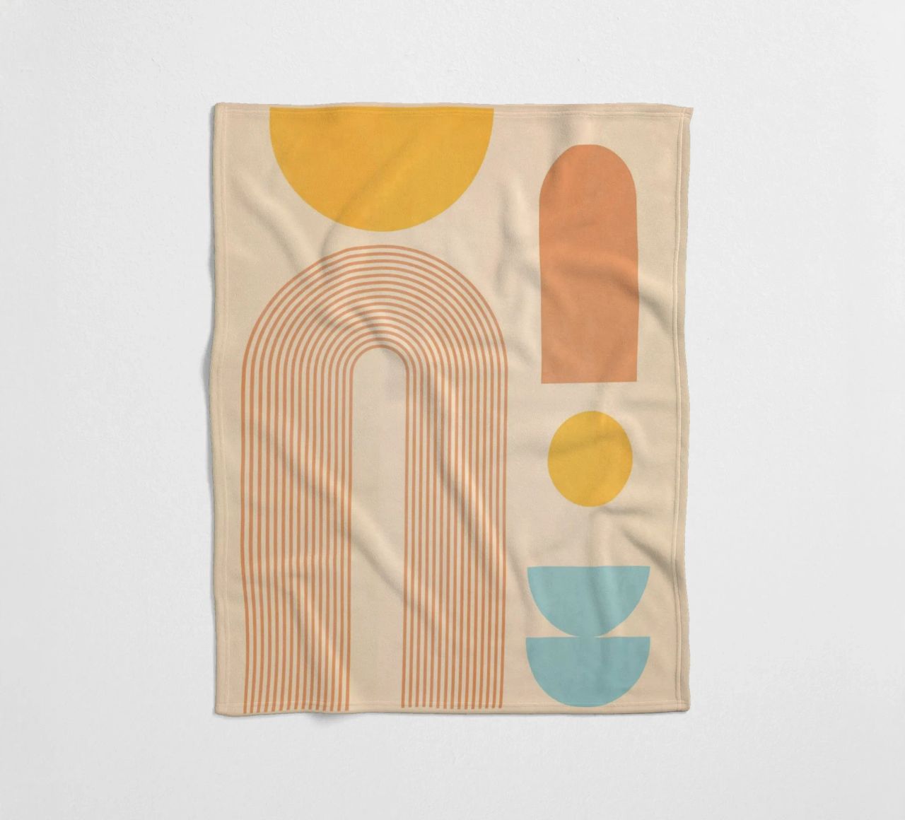 forme geometriche minime 157a coperta in pile da Gaite