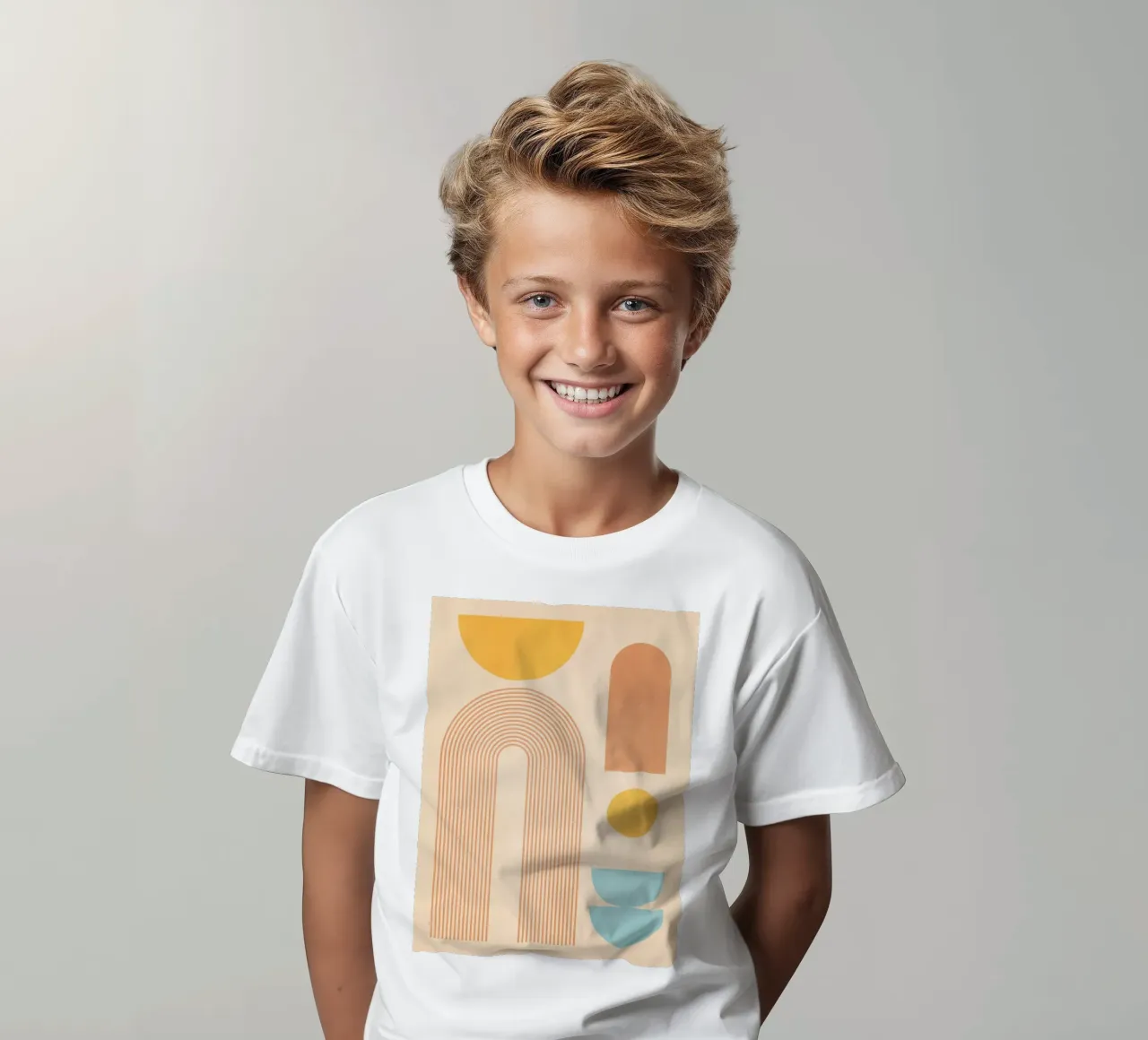 forme geometriche minime 157a t-shirt bambini da Gaite