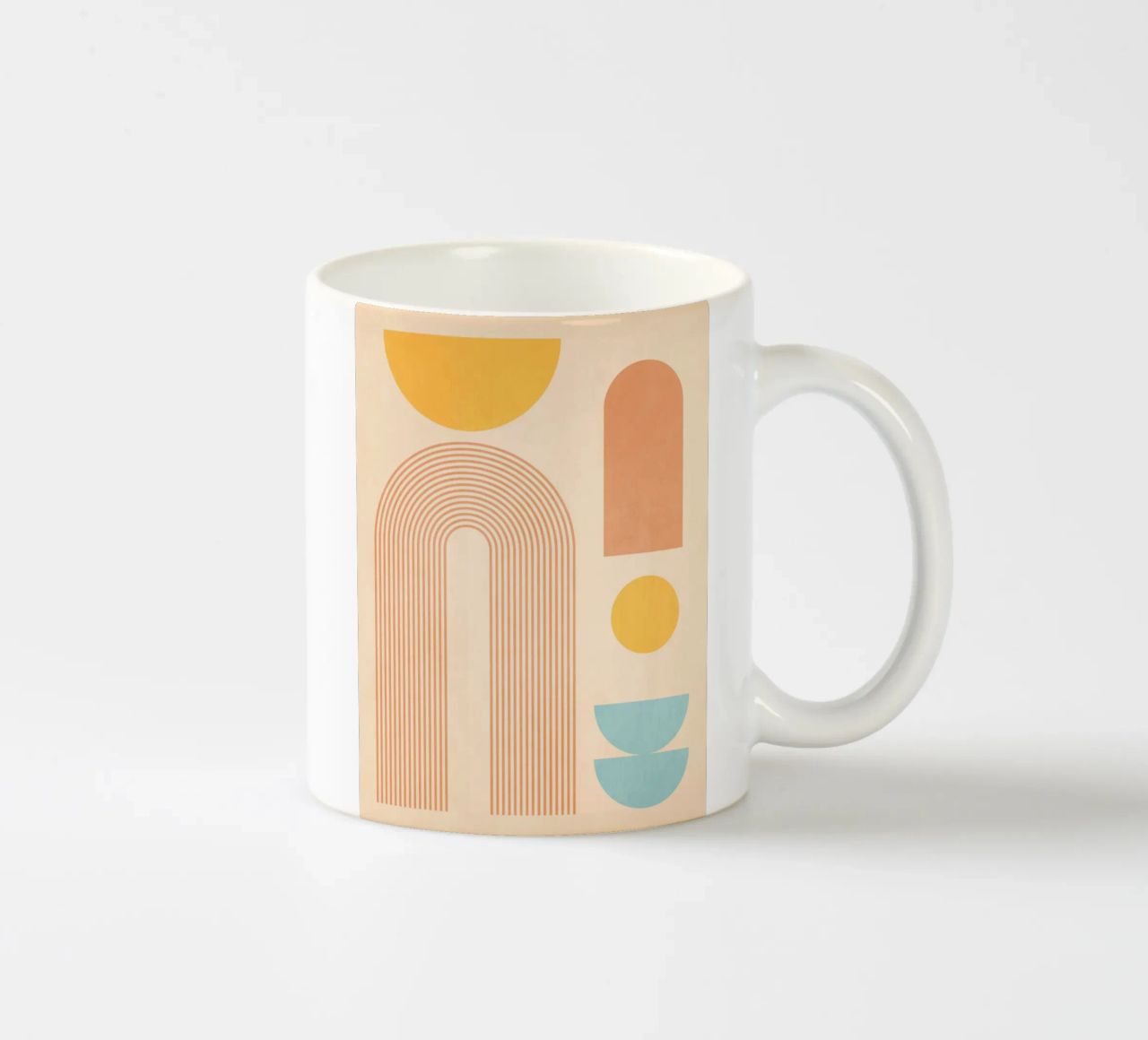 forme geometriche minime 157a tazza in ceramica da Gaite