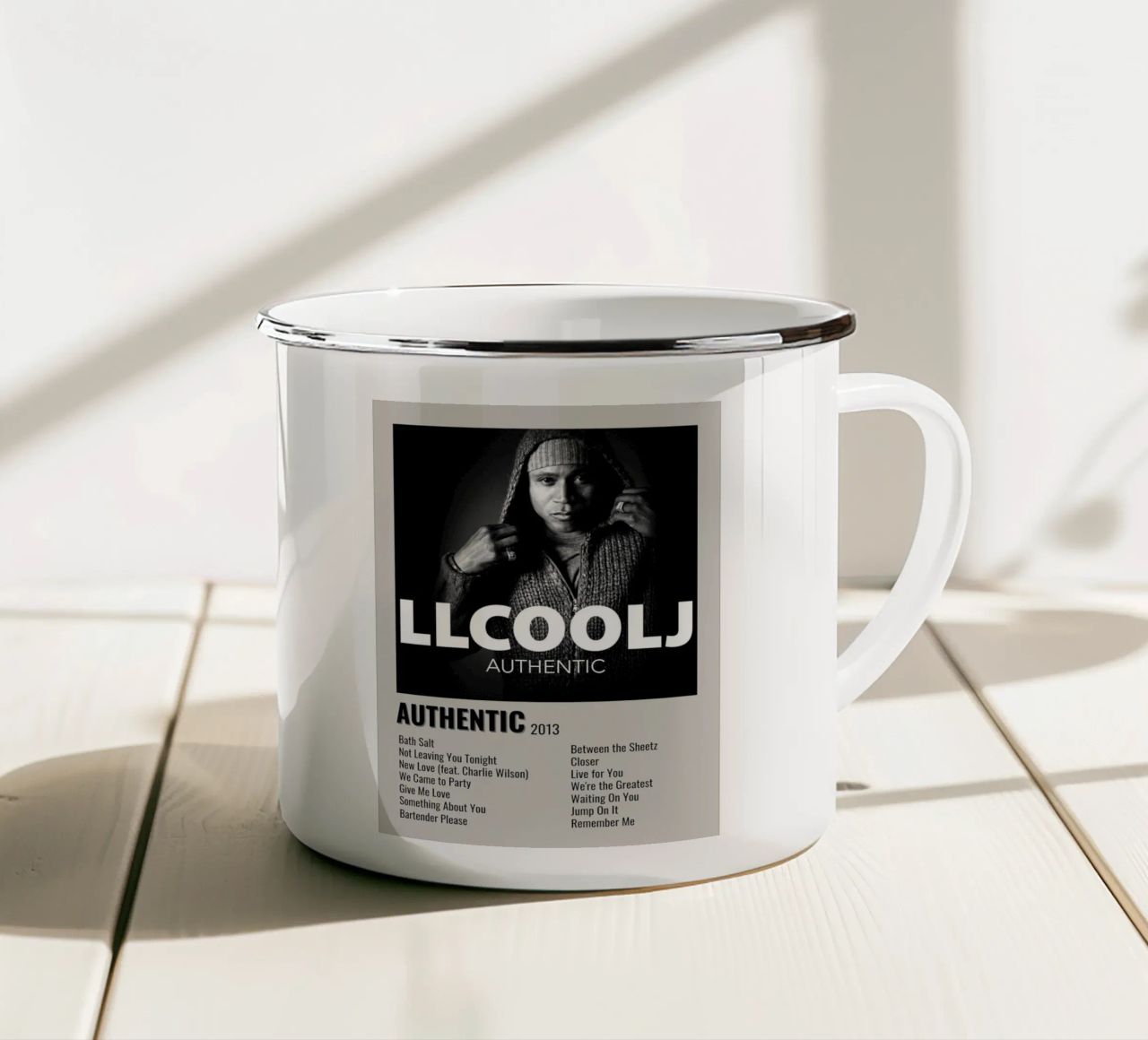 LLCOOLJ AUTHENTIC 2013 tazza in smalto da SoundStudio