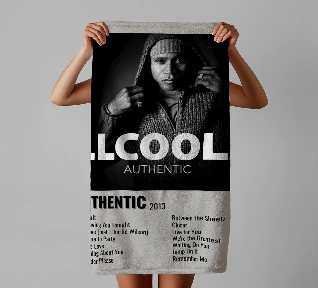 LLCOOLJ AUTHENTIC 2013 toalla de baño de SoundStudio