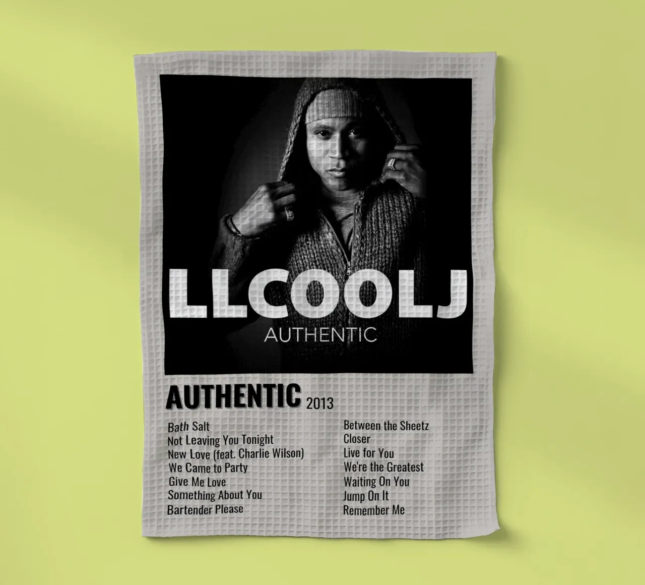 LLCOOLJ AUTHENTIC 2013 Geschirrtuch von SoundStudio