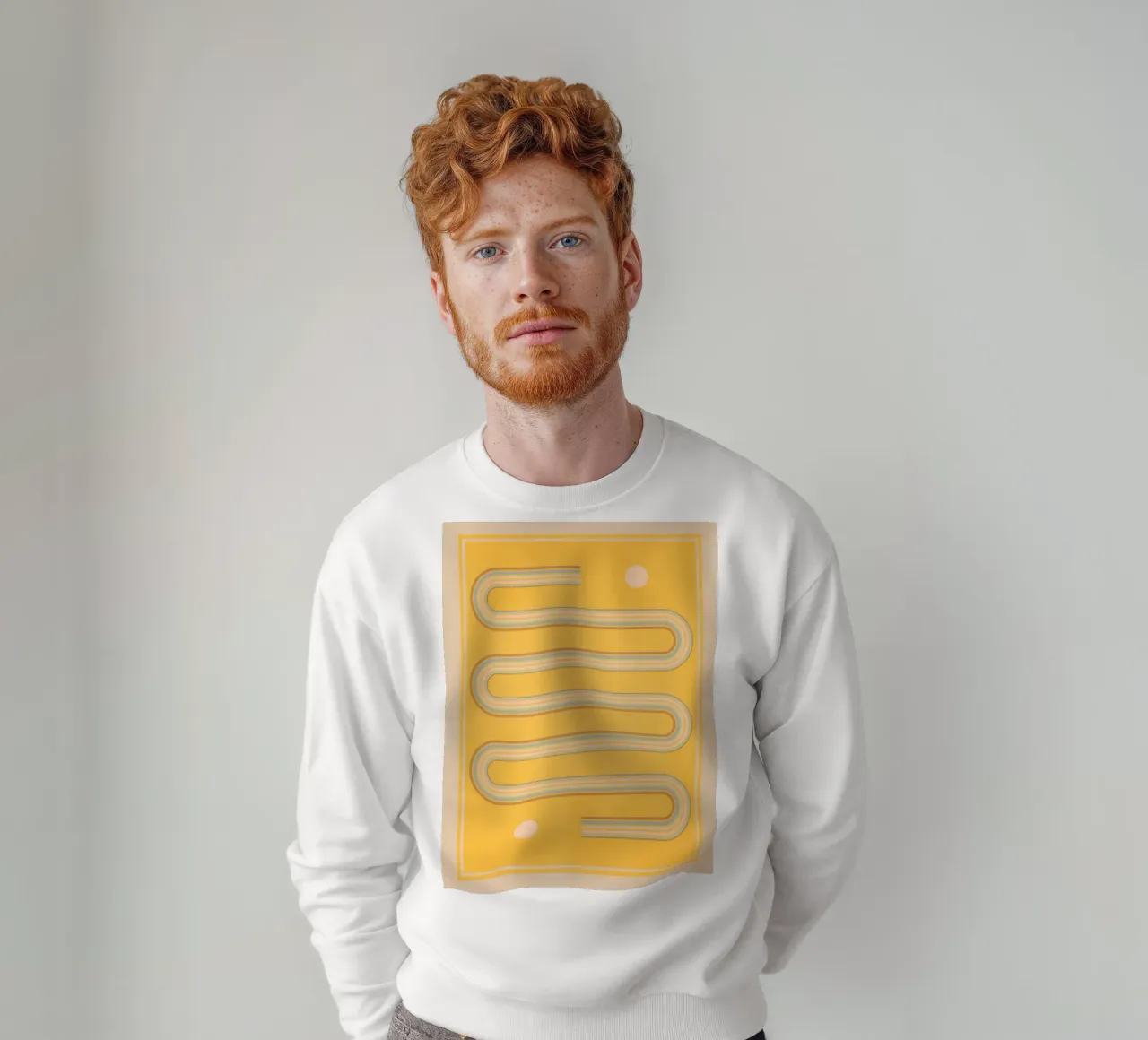 minimale geometrische Formen 159 Sweatshirt von Gaite