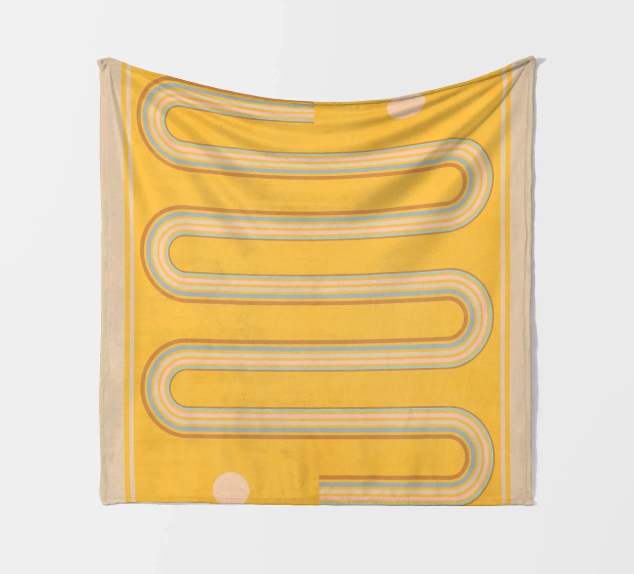 forme geometriche minime 159 coperta in pile da Gaite