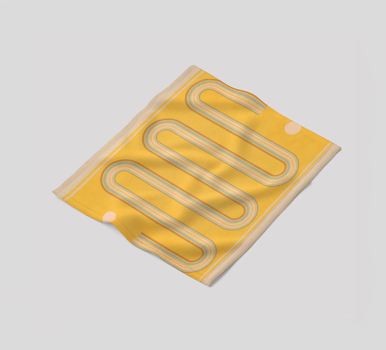 forme geometriche minime 159 coperta in pile da Gaite