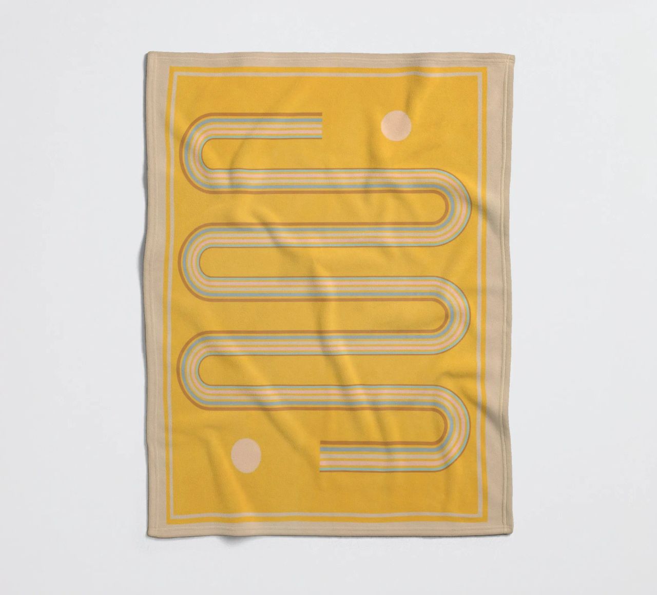 forme geometriche minime 159 coperta in pile da Gaite