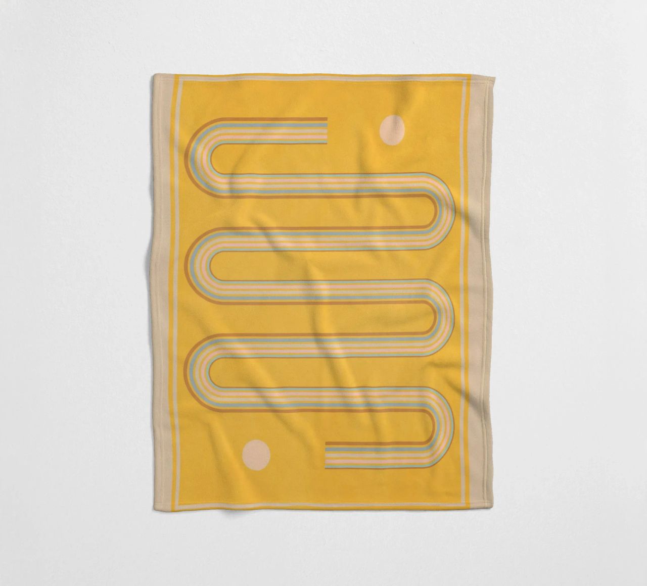 forme geometriche minime 159 coperta in pile da Gaite