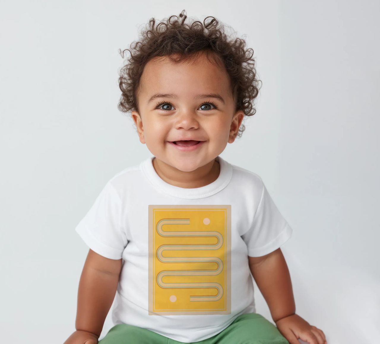 forme geometriche minime 159 maglietta neonato da Gaite