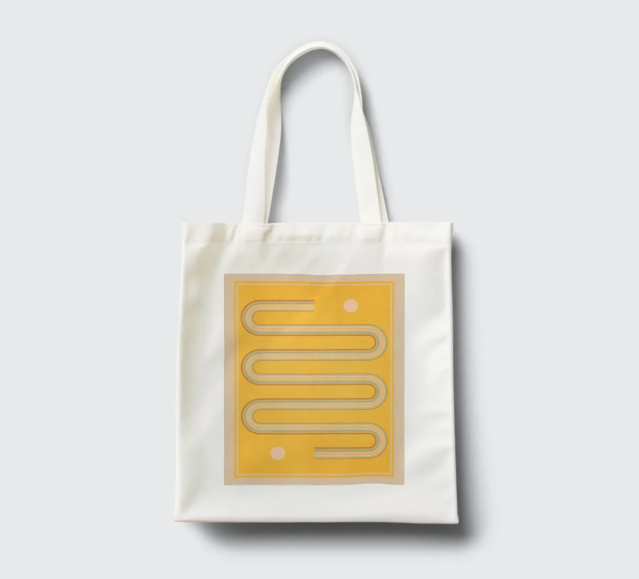 forme geometriche minime 159 borsa in juta da Gaite