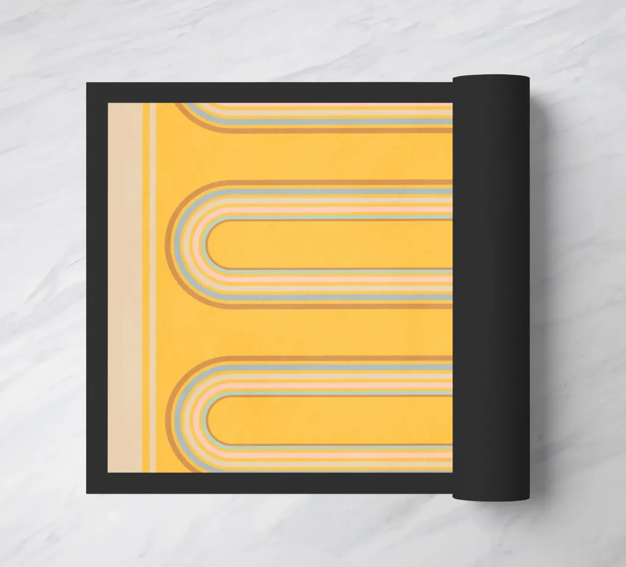 minimale geometrische Formen 159 Fußmatte von Gaite