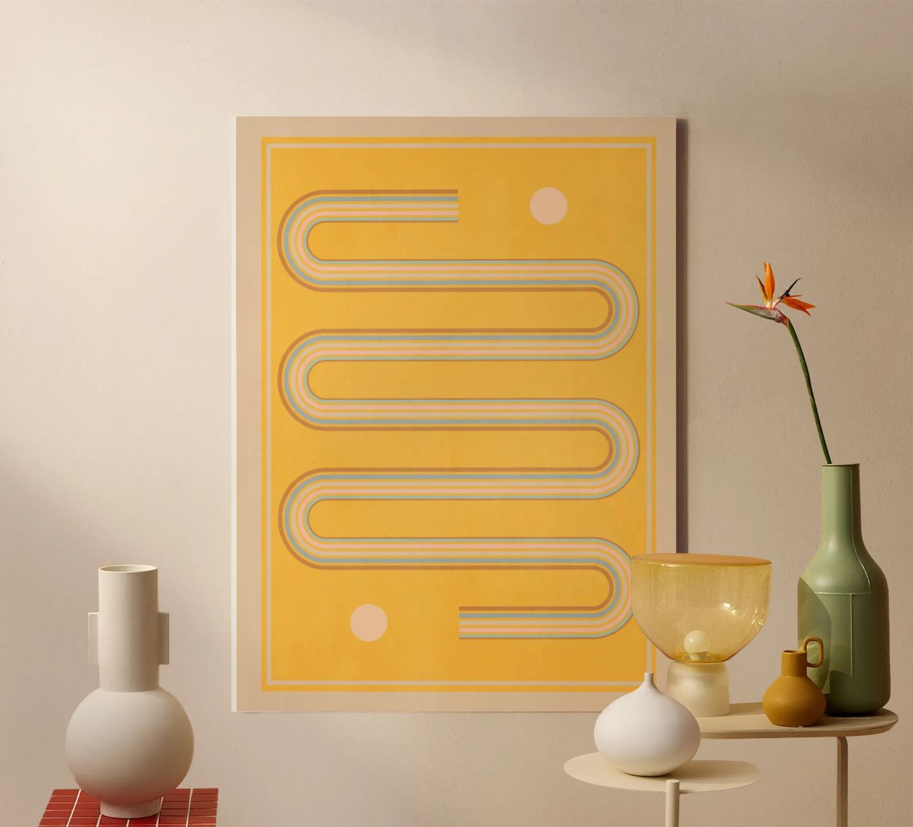 forme geometriche minime 159 tela da Gaite