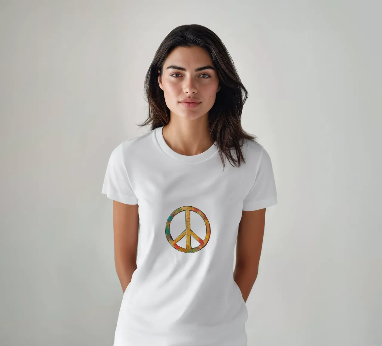 Frieden - Whisper of Serenity t-shirt da Nikis Art Studio