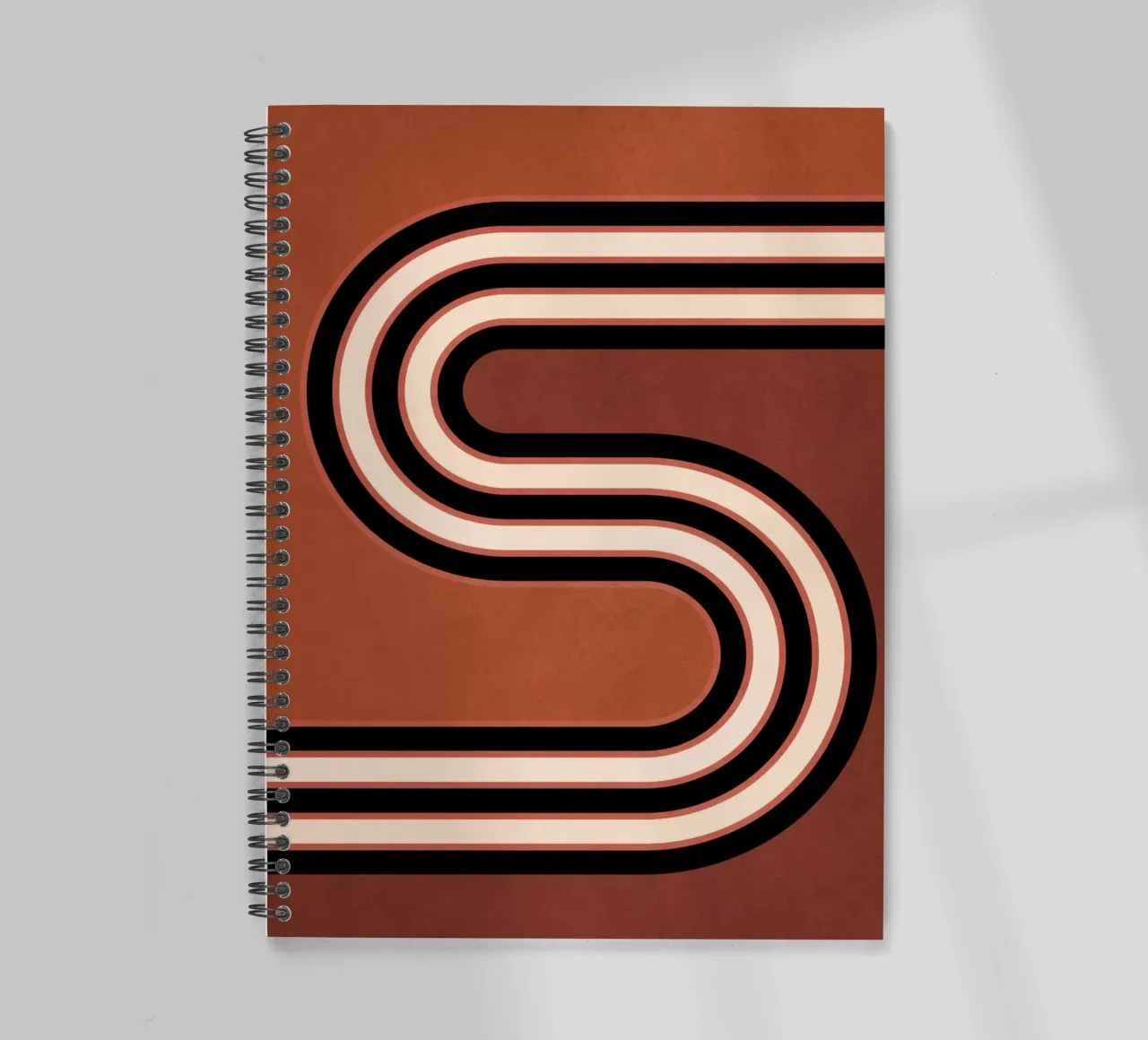Geometric Shapes 50 spiral notebook by Gaite