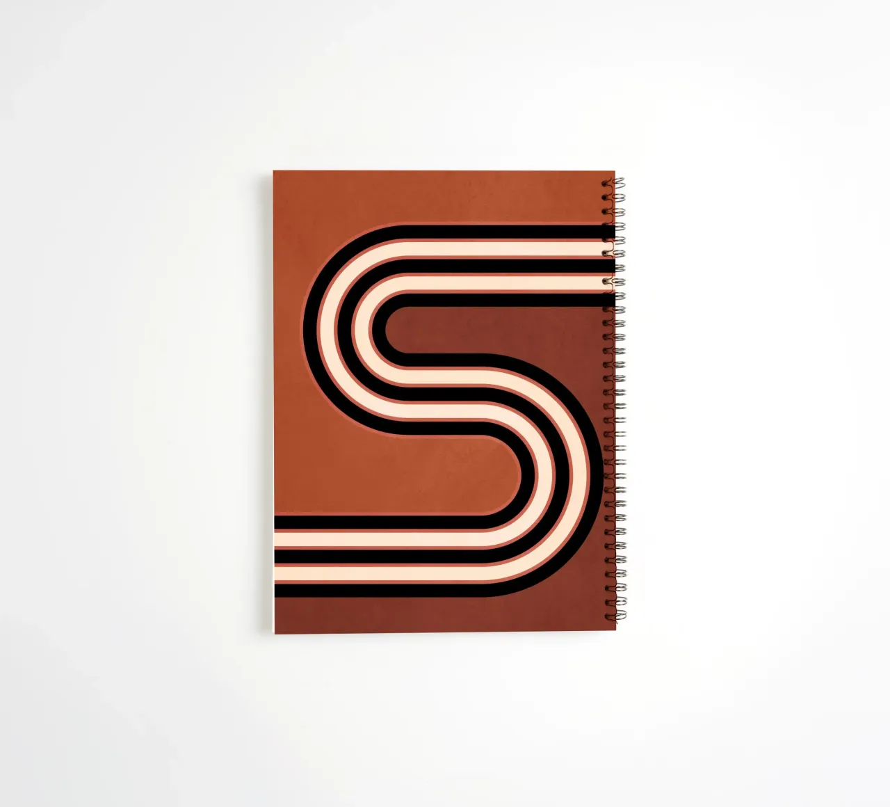 Geometric Shapes 50 spiral notebook by Gaite