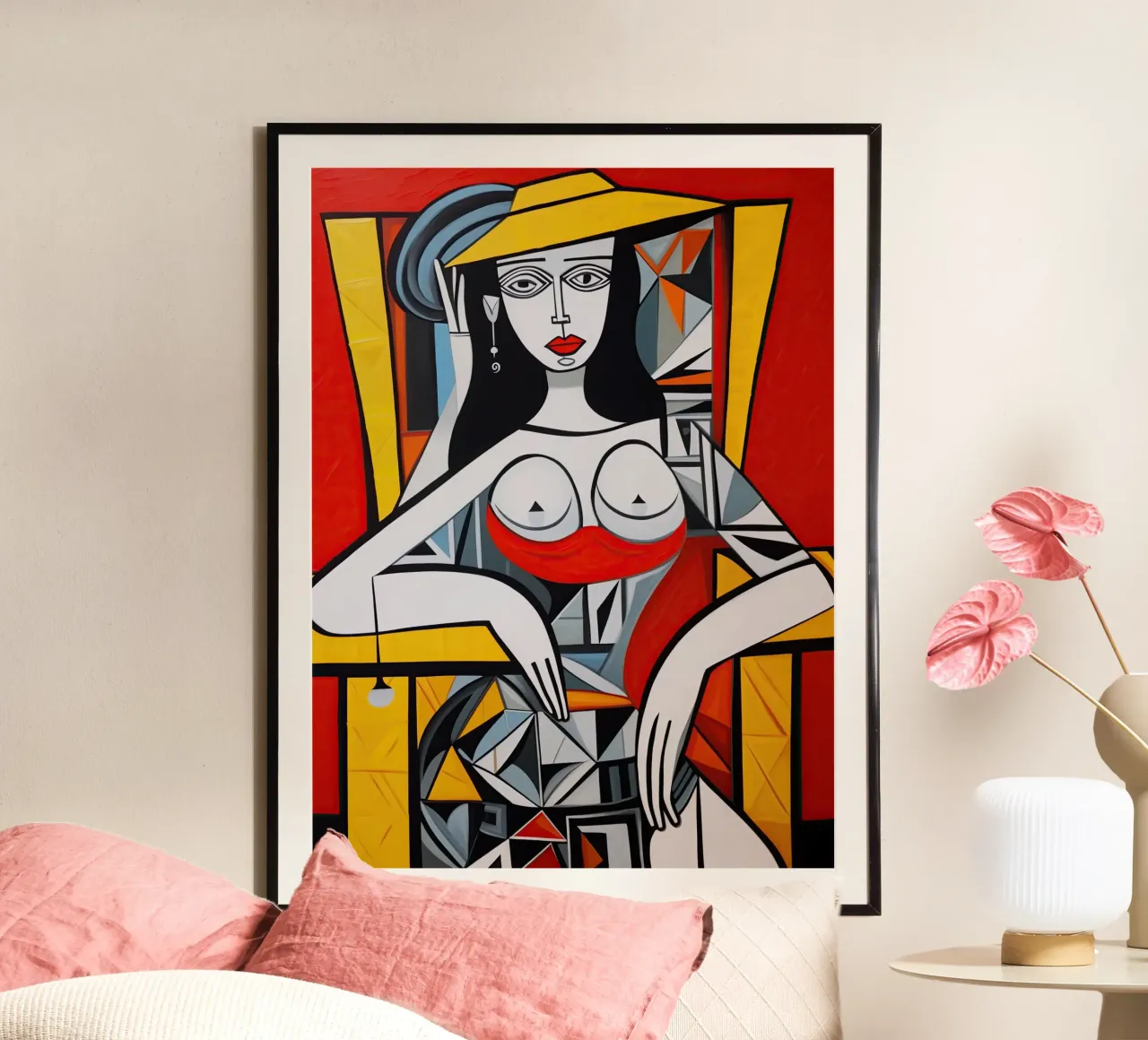 Femme fatale cubista | Omaggio a Picasso poster da Autofocus
