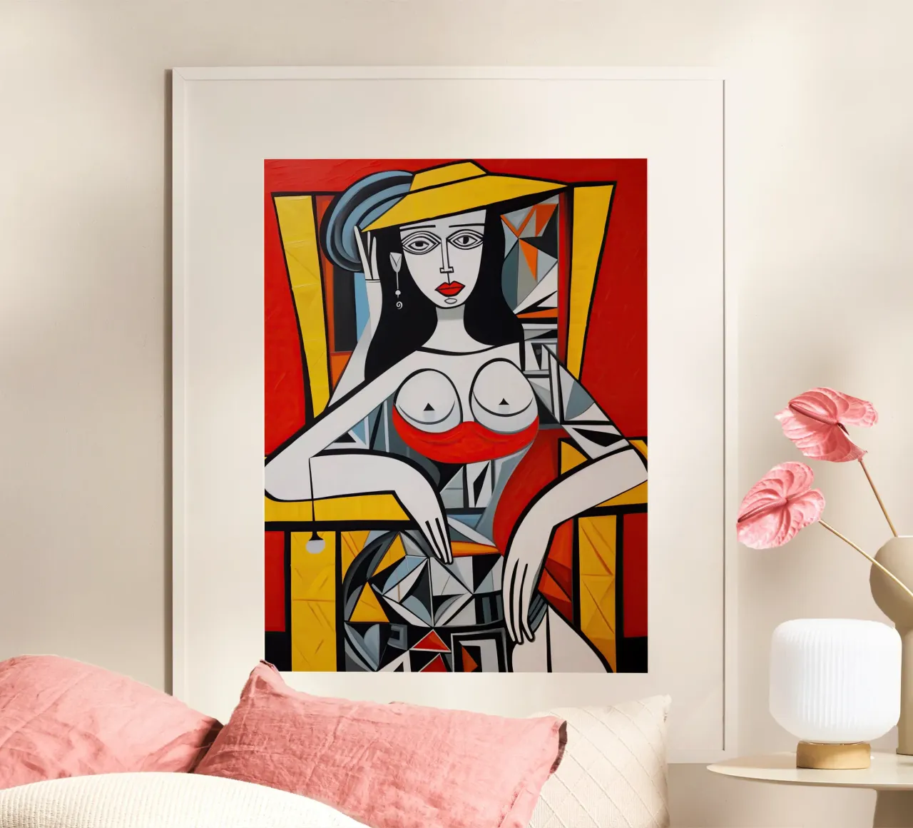 Femme fatale cubista | Omaggio a Picasso poster da Autofocus